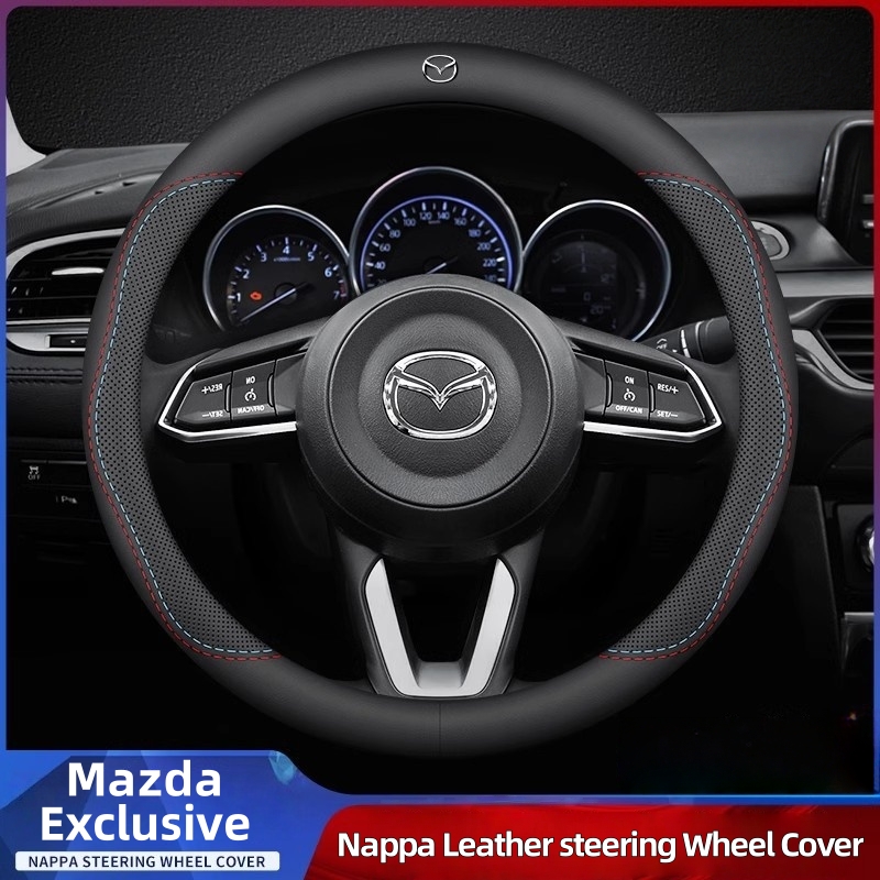 Car Steering Wheel Cover Anti Slip Breathable - الجلود تنفس عجلة توجيه سيارة غطاء