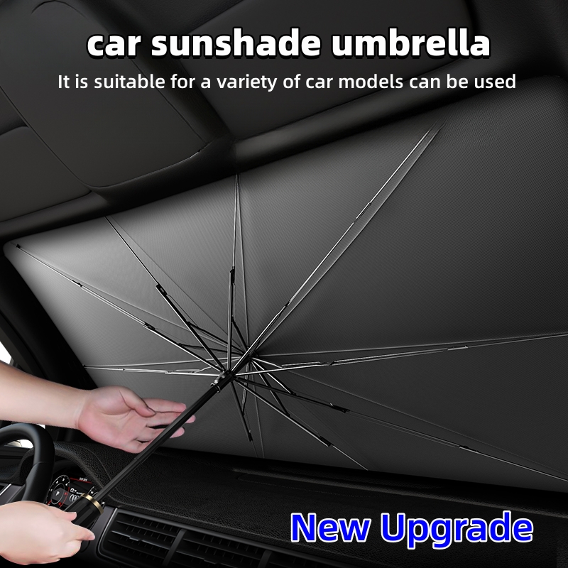 Car Sunshade Windshield Umbrella Foldable - مظلة واقية من الشمس للزجاج الأمامي