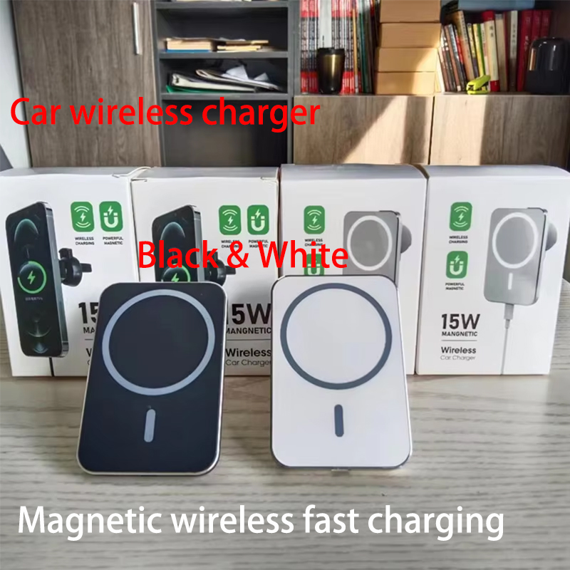 Wireless Car Charger Mount Fast Charging - 15 واط المغناطيسي سيارة شاحن لاسلكي
