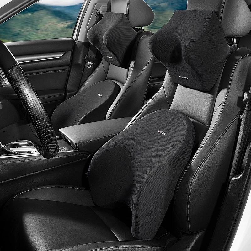 Memory Foam Car Neck Pillow Lumbar Support - عالمي للسيارة رغوة الذاكرة دعم أسفل