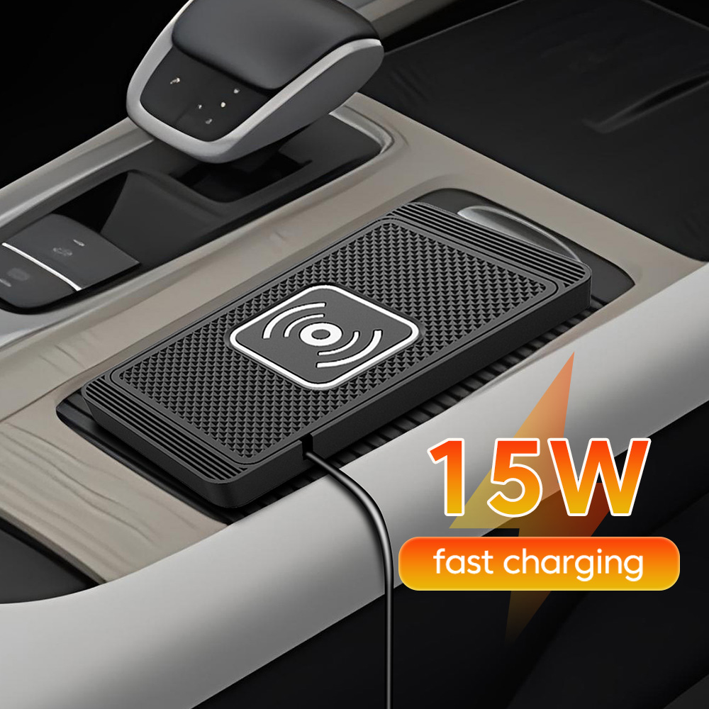 Wireless Car Charger Mount Fast Charging - شاحن لاسلكي 15 واط للسيارة مع