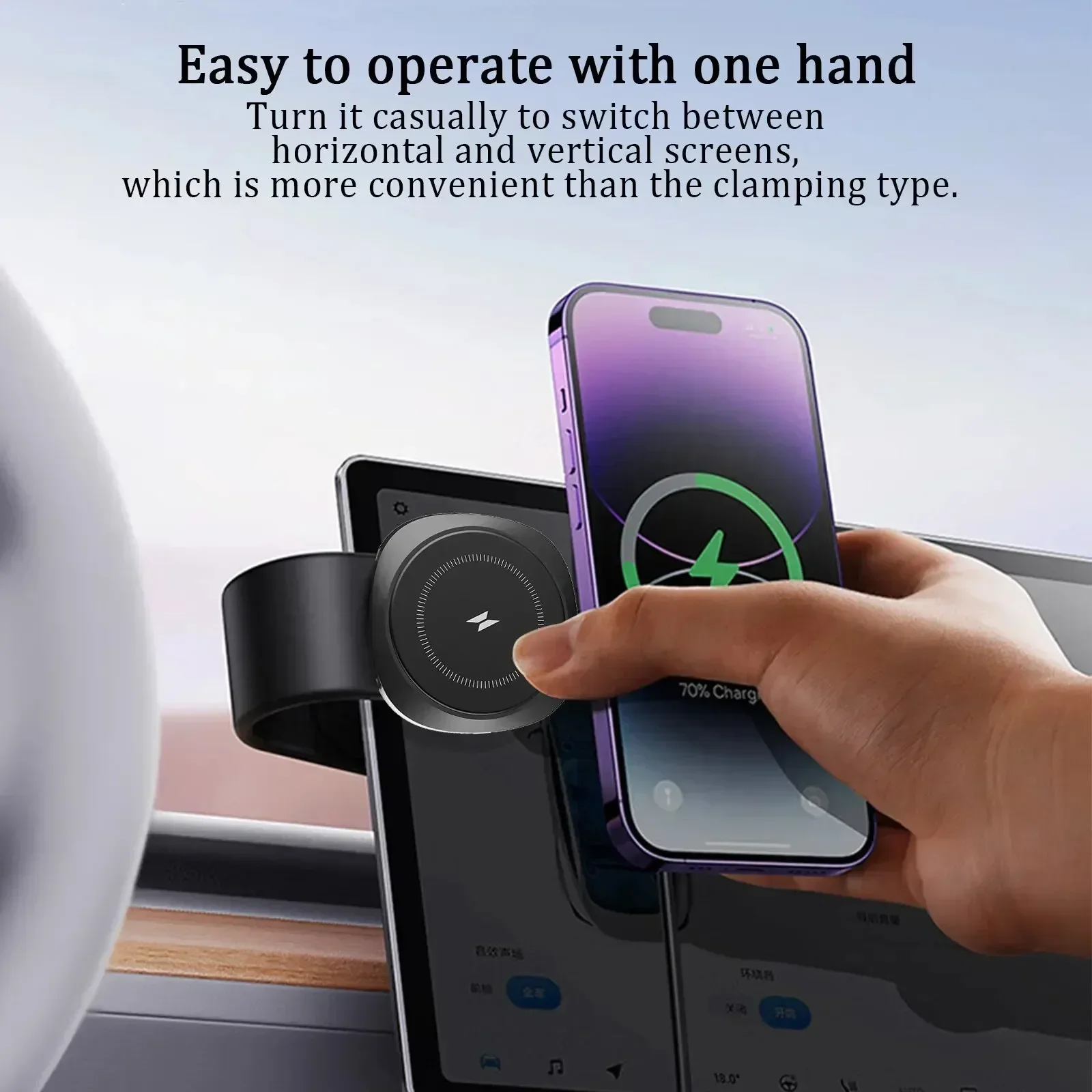 سيارة المغناطيسي شاحن لاسلكي ل - مراجعة Wireless Car Charger Mount Fast Charging وسعره