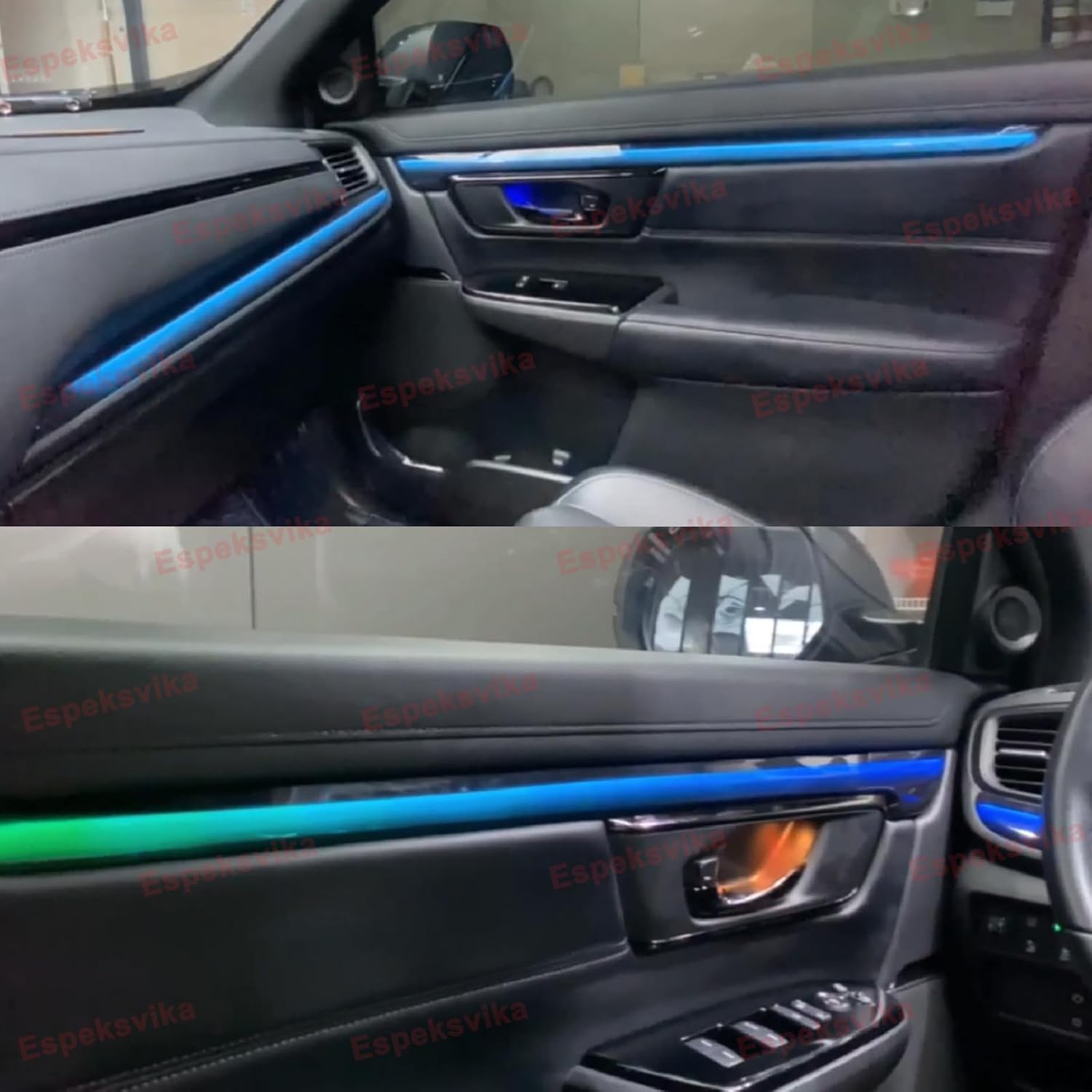 أضواء محيطة LED 18 في 1 لسيارة - مراجعة Led Ambient Interior Car Lights App Control وسعره