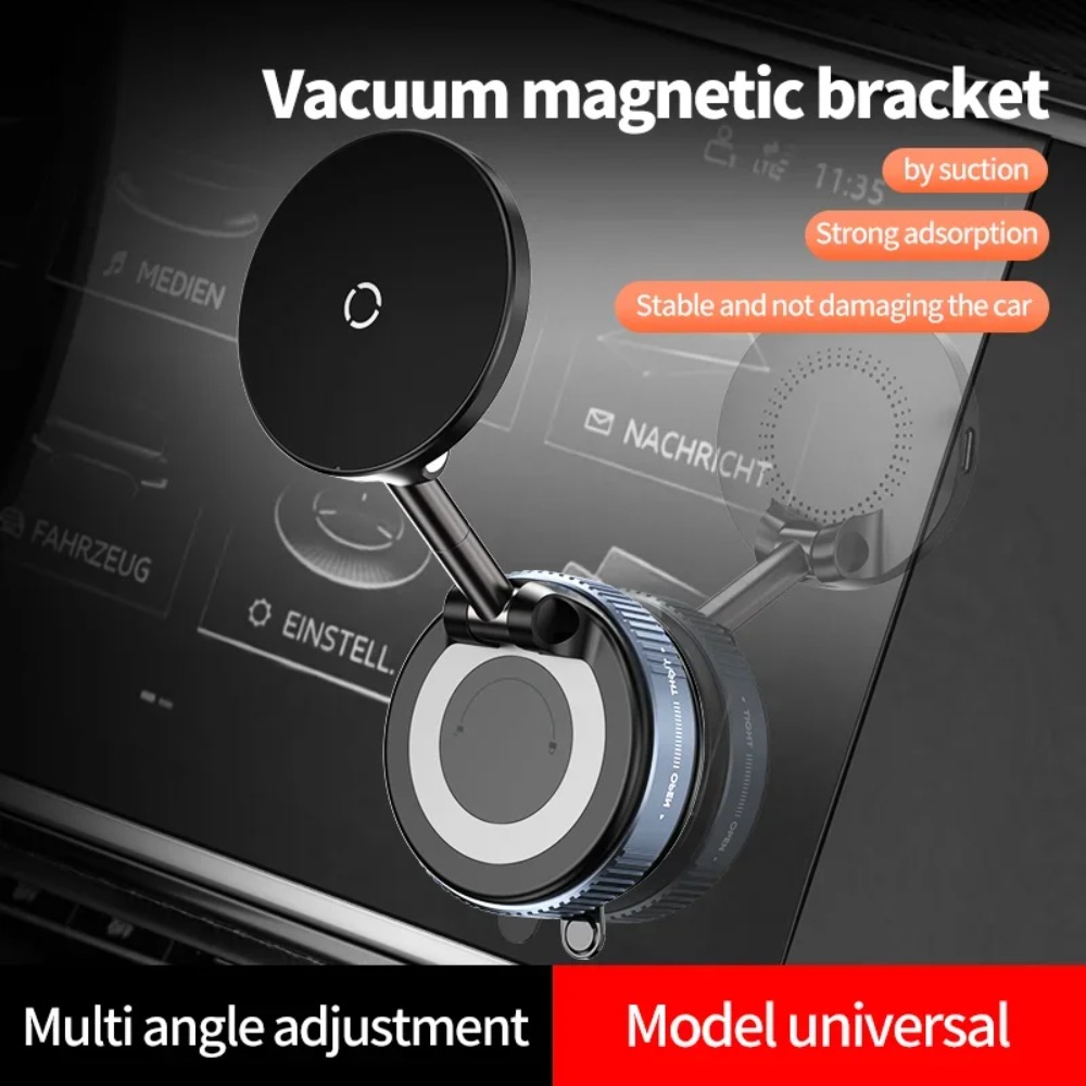 حامل هاتف شاحن لاسلكي مغناطيسي - مراجعة Wireless Car Charger Mount Fast Charging وسعره