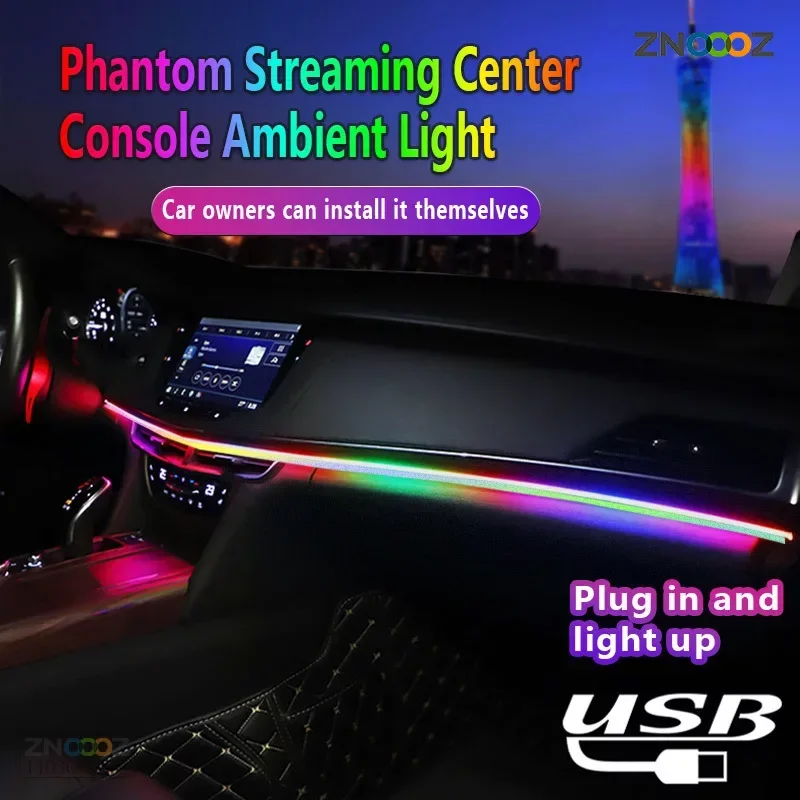 ZNOOOZ-مصابيح LED داخلية لسيار - مراجعة Led Ambient Interior Car Lights App Control وسعره
