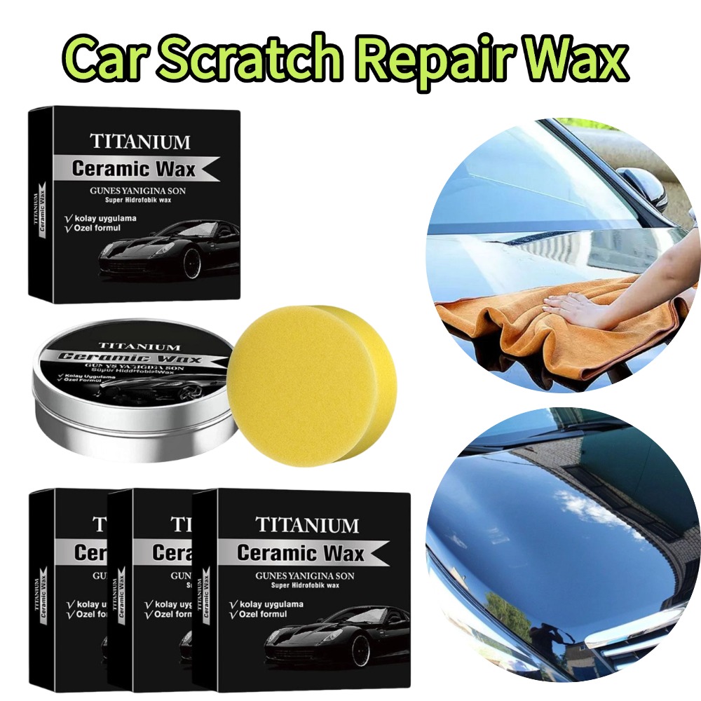 كريم شمع سيراميك التيتانيوم 10 - مراجعة Car Scratch Repair Polishing Wax Paste وسعره
