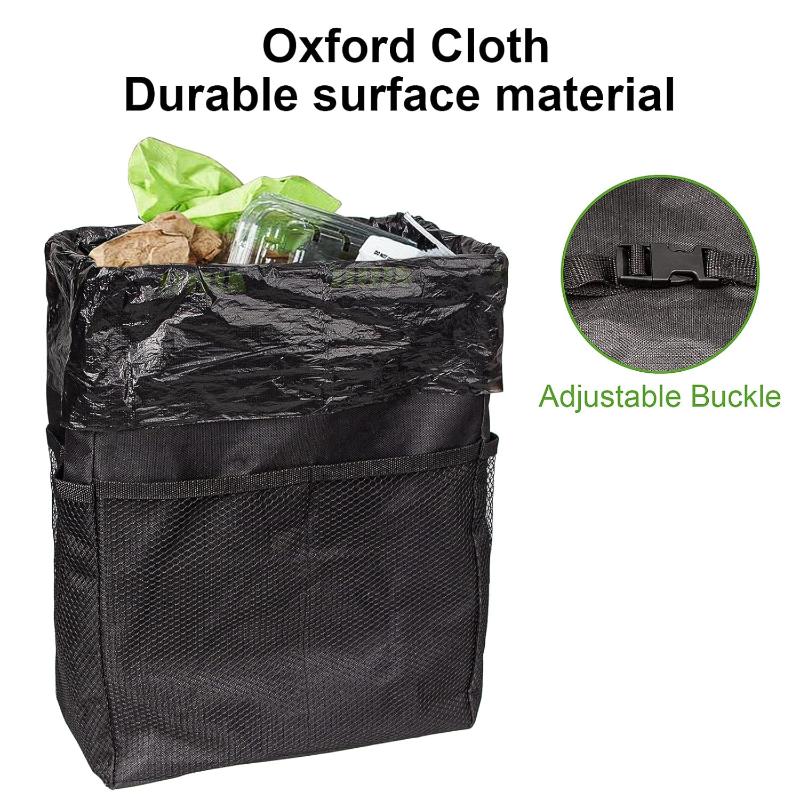 سلة مهملات للسيارة لا تتطلب حف - مراجعة Waterproof Car Trash Can With Lid وسعره