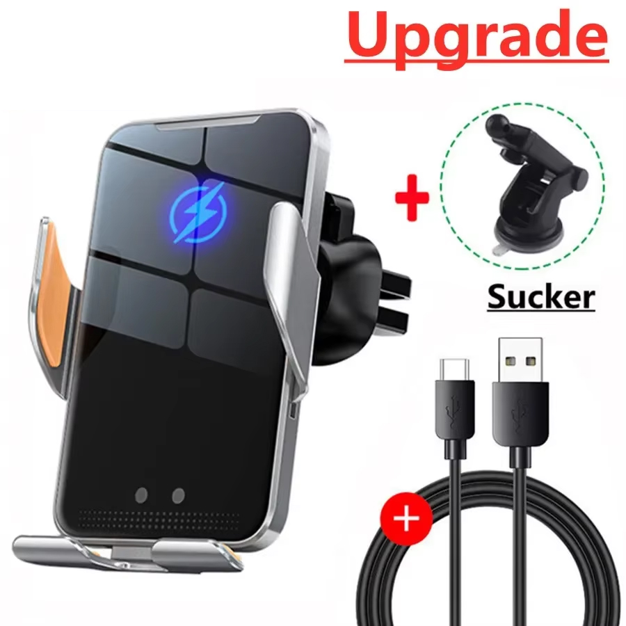 شاحن سيارة لاسلكي مغناطيسي، حا - مراجعة Wireless Car Charger Mount Fast Charging وسعره