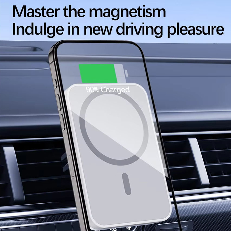 15 واط المغناطيسي سيارة شاحن ل - مراجعة Wireless Car Charger Mount Fast Charging وسعره