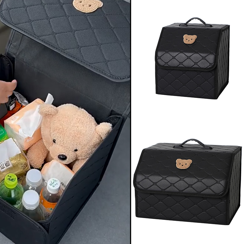 منظم تخزين صندوق السيارة الجدي - مراجعة Car Trunk Organizer Foldable Storage Box وسعره
