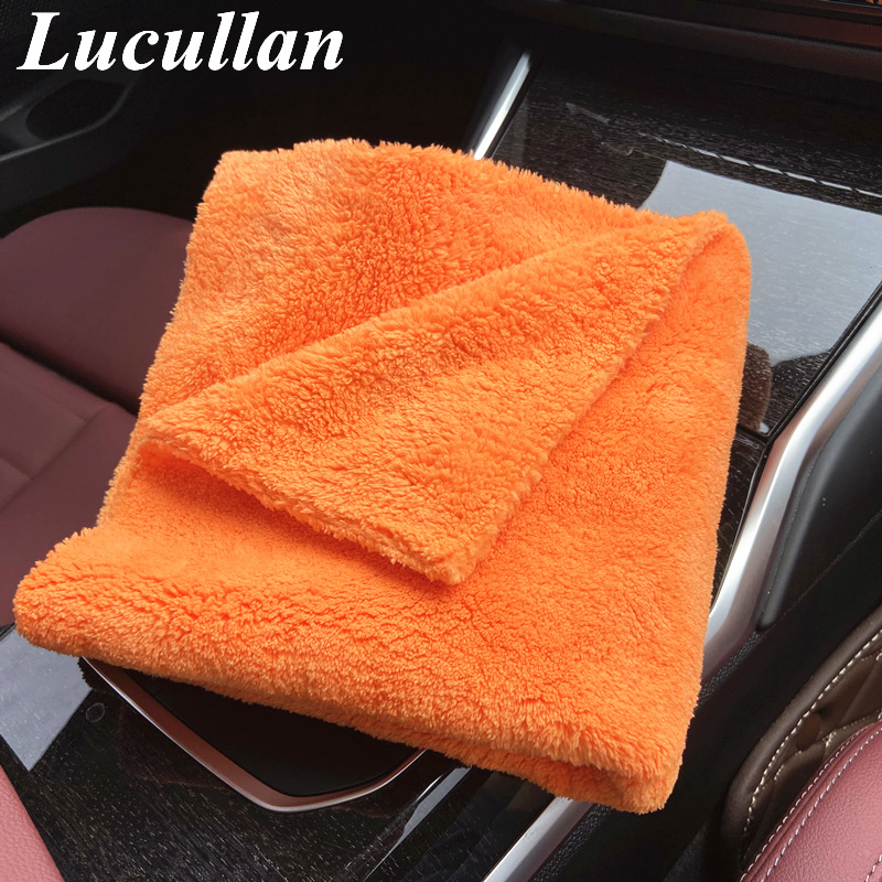 Lucullan 40x40 سنتيمتر البرتقا - مراجعة Microfiber Car Drying Towel Super Absorbent وسعره