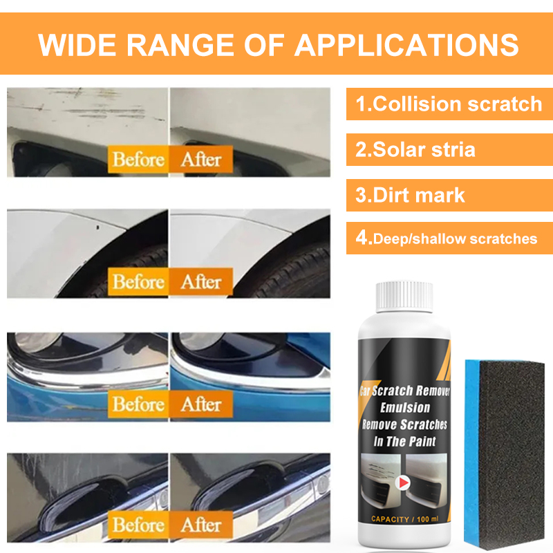 مزيل خدوش السيارة أدوات العناي - مراجعة Car Scratch Repair Polishing Wax Paste وسعره